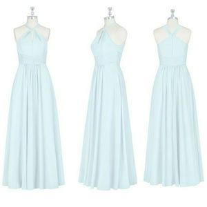 Azazie Bridesmaids Dress Bobbie in Mist